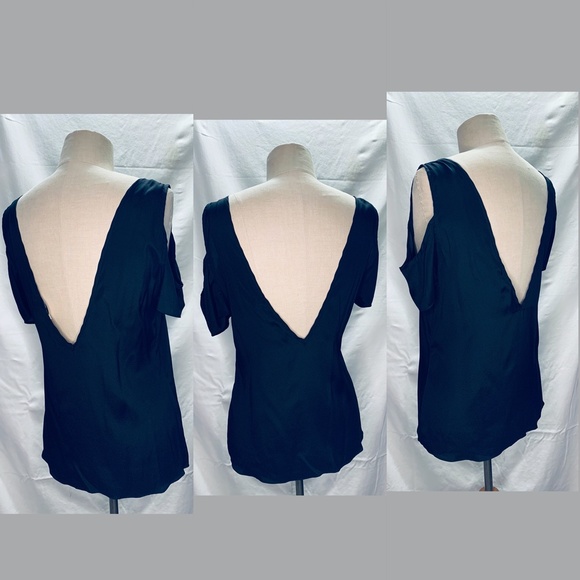 Jennifer Hope Black silk top - Picture 3 of 15